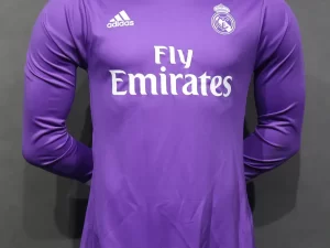 Real Madrid 2016 Visitante (Version Jugador 1.1) (manga larga) (S-XL)