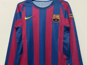 Barcelona 2006 Local Edicion Champions Manga larga (desde la S hasta la XXL)